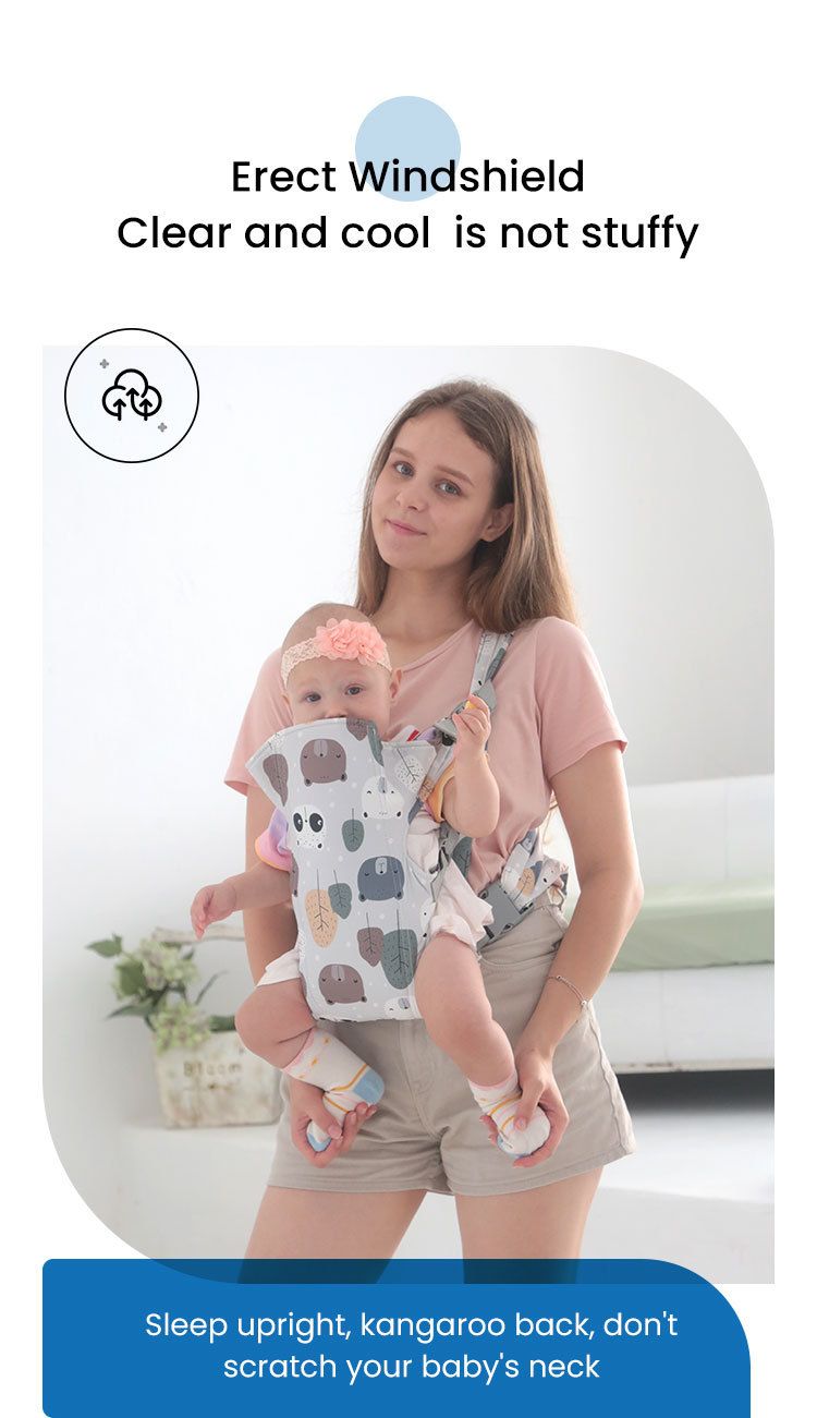 Gå ut Enkla multifunktionella bärselar Produkter Front Hållande Midja Pall Hållande Artefakt Babyrem Gåbälte_voghion.com