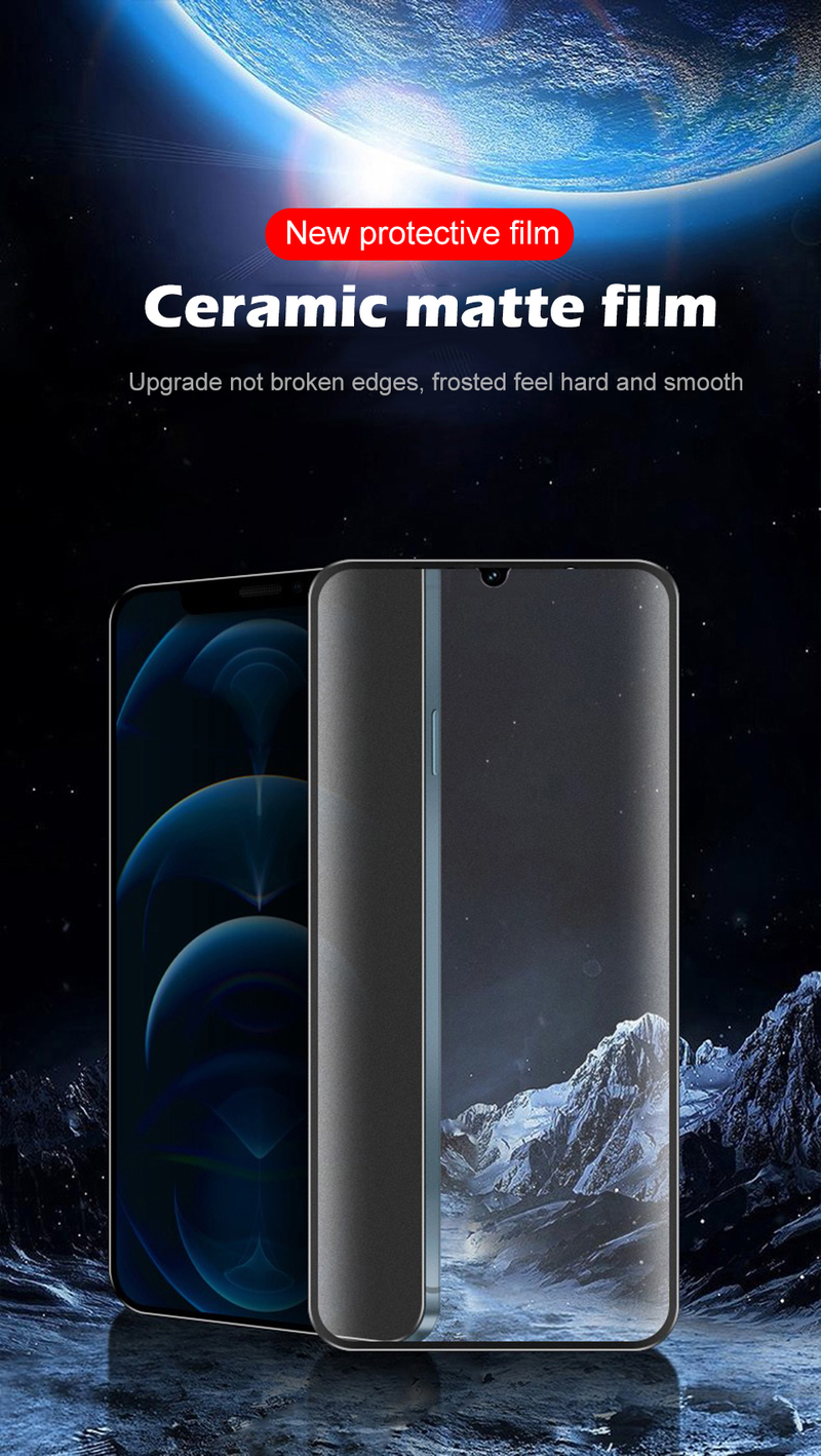 Protector de ecran ceramic mat pentru Xiaomi Hongmi Note 10 9 8 Pro 10s 9s 9T 8T 9A Poco X3 Pro NFC F3 M3_voghion.com