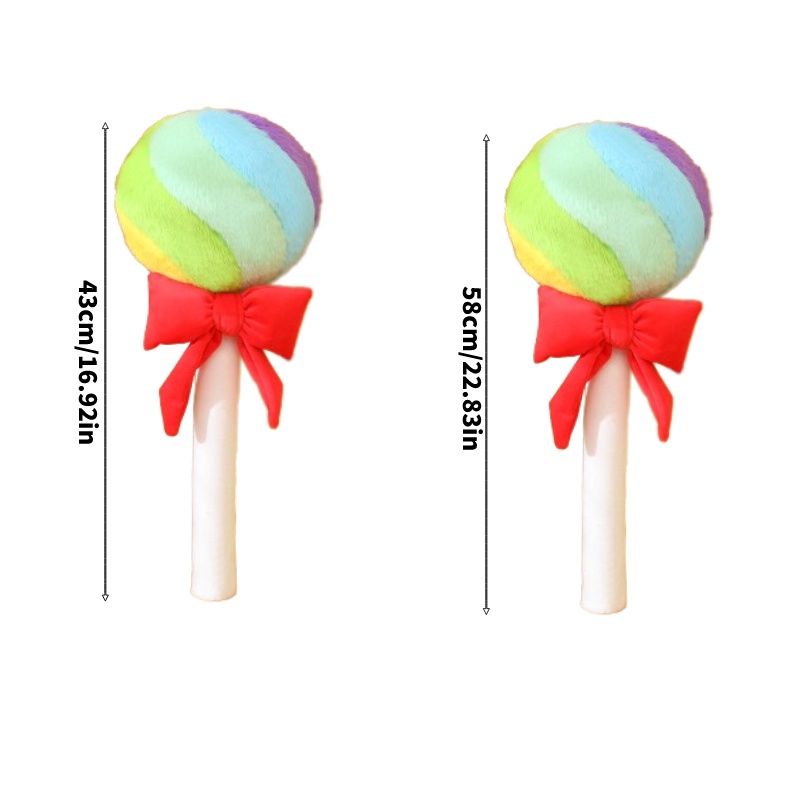 Cuscino di peluche a forma di arcobaleno a forma di palla di caramella per bambini, morbido e coccoloso, regalo di compleanno perfetto per ragazze sognatrici._voghion.com