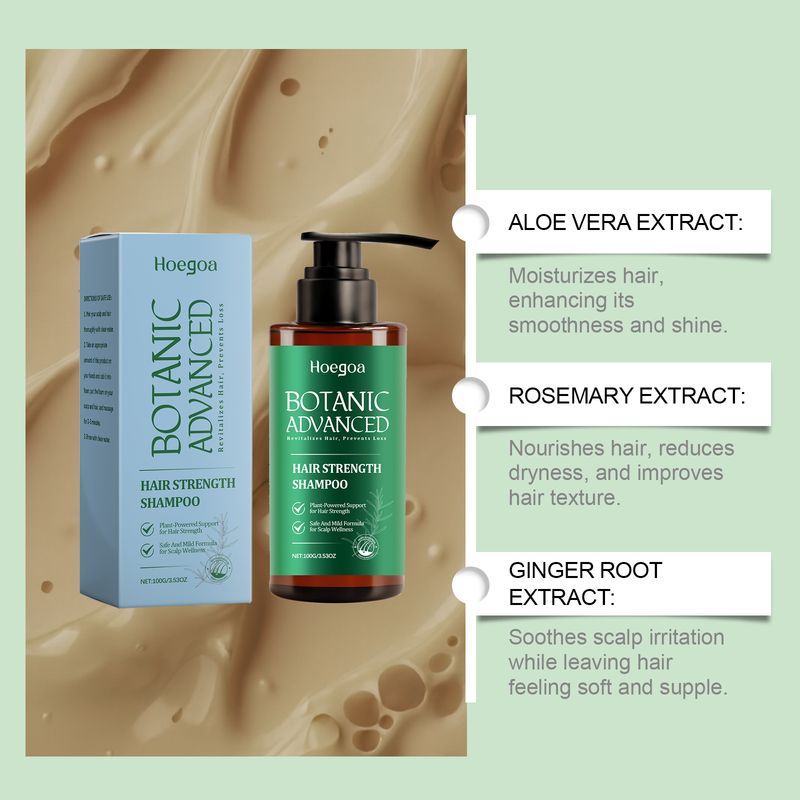Hoegoa Rosemary Root Strengthening Daily Gentle Cleansing Softening Hydrating Shampoo_voghion.com
