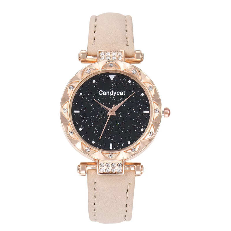 Starry Sky Watch Women's Fashion Trend Simple Women's Watch Student Two-piece Gift Watch Daily Commuter Casual Birthday Valentine's Day Gift_voghion.com