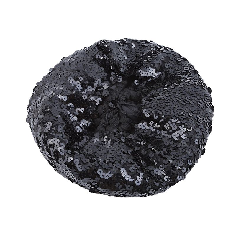 Vendita calda Donna Moda Paillettes Berretto Cappelli Signore Magico Colore Cambiante Palco Performance Cappello Ragazza Glitter Cappello_voghion.com