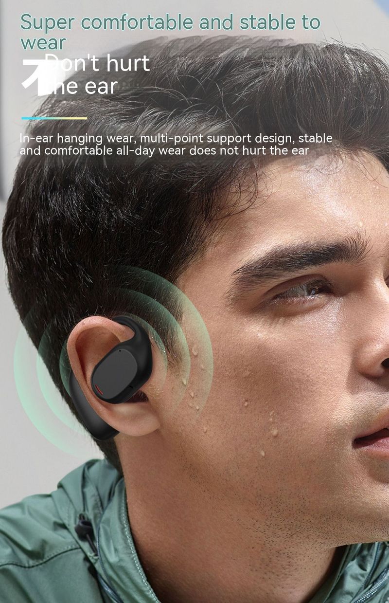 JS270 Running Ear Mounted Bone Conduction Earphones True Wireless Sports TWS Bluetooth OWS_voghion.com