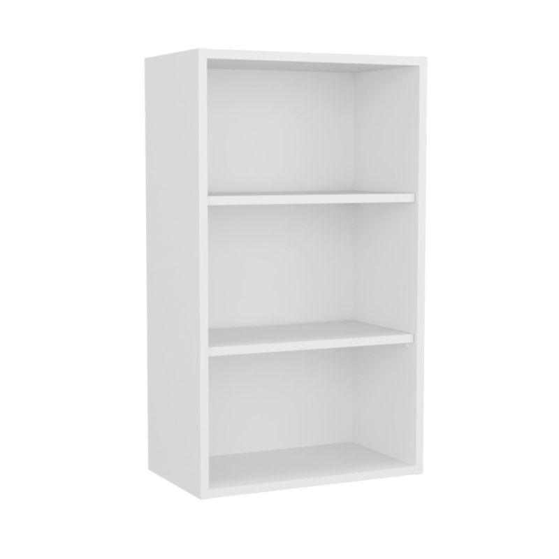Storage 3Tier Shelf High Garage Cube White Wall Open Bedroom Cabinet Wall Shelf Office 36 Room Cabinet Living_voghion.com
