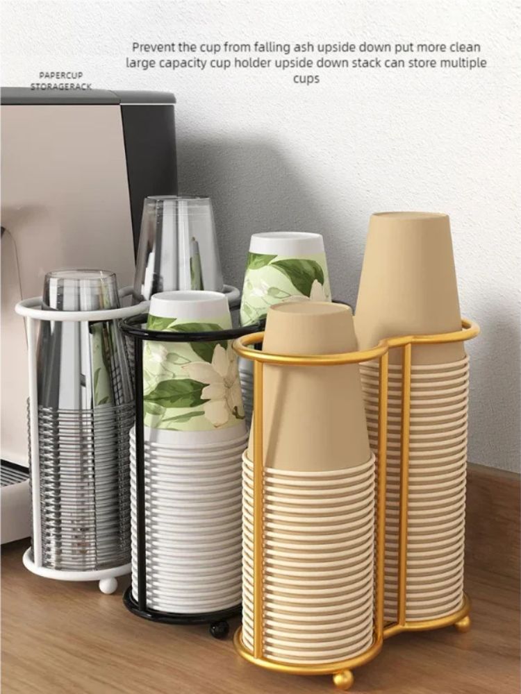 Supporto per bicchieri di carta usa e getta, supporto per tazze da tè, gadget da cucina_voghion.com