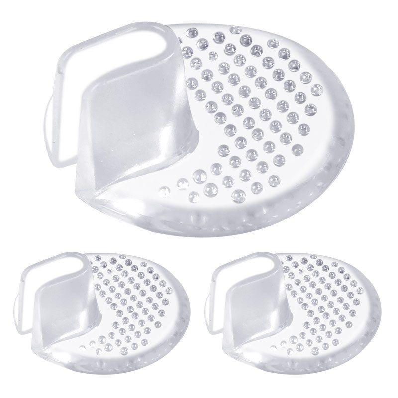 Suitable For All Seasons Clip-On Flip-Flop Forefoot Cushion Anti-Wear Anti-Pain Toe Clip Cover Small Round Dots Shock Absorption Anti-Slip_voghion.com