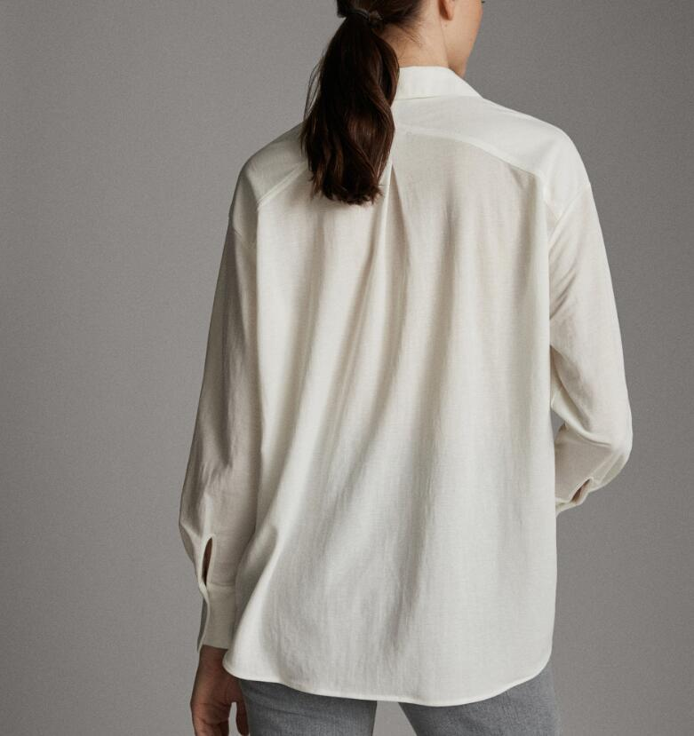 Maglia da donna a maniche lunghe petto tricolore_voghion.com