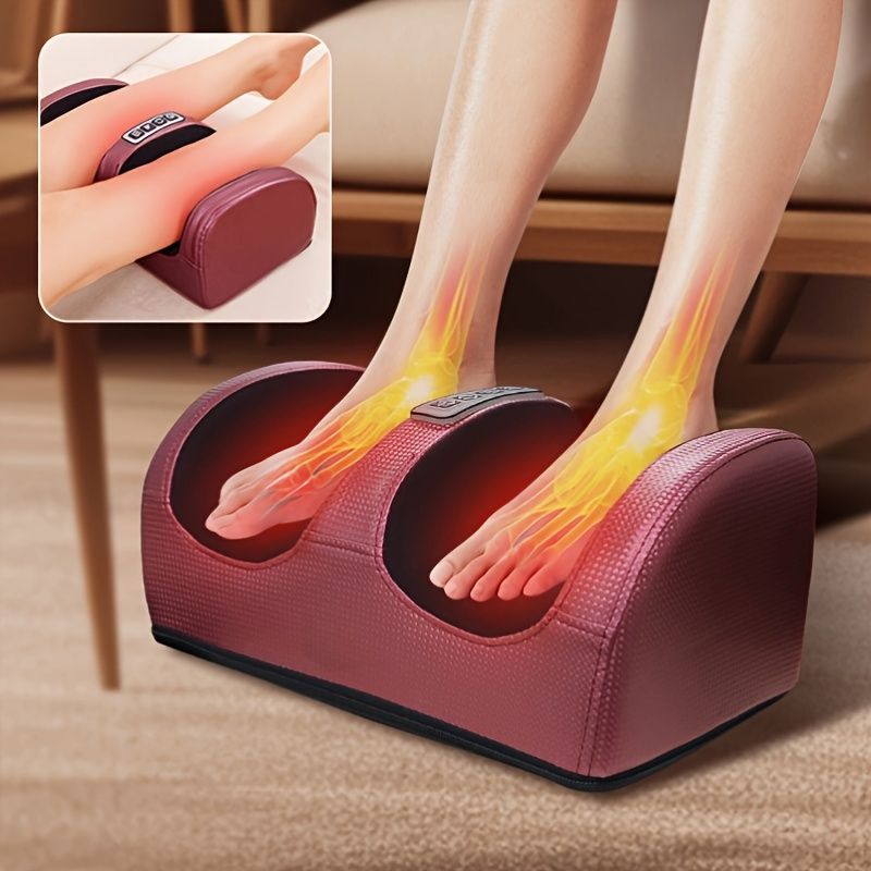 Shiatsu Foussmassagegerät fir Blutzirkulatioun an Entspanung - Foussmassagegerät fir Entspanung mat Hëtzt - Pappesdagscadeau Mammedagscadeau Pappesdag_voghion.com