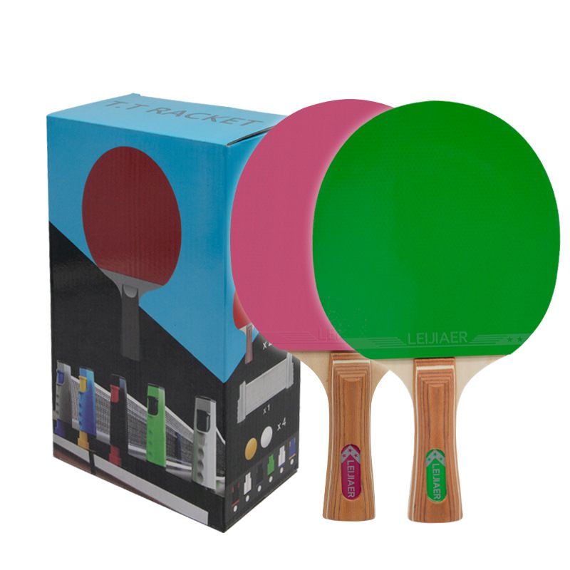 Heißer Verkauf Bunte Boxed Automatische Versenkbare Net Rahmen Tischtennis Schläger Set Zwei Schläger Vier Bälle_voghion.com