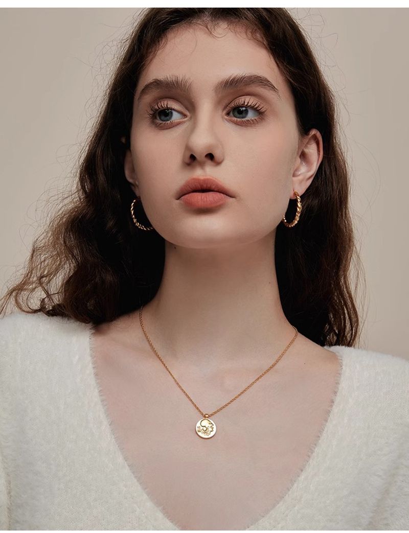 Women's Jewelry Retro Pure Era Oil Painting Rose Earrings Light Luxury High End Exquisite_voghion.com