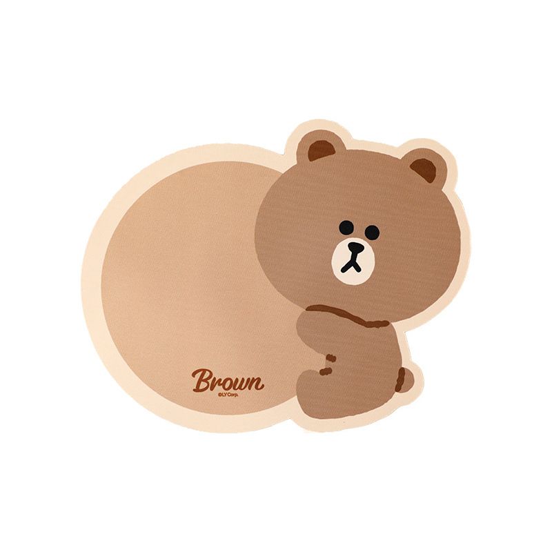 Unschlagbare Qualität Line Friends Braunbär Maus Niedlich Büro Mädchen Computer Schreibtisch Schiene Rest Handgelenk Pad_voghion.com