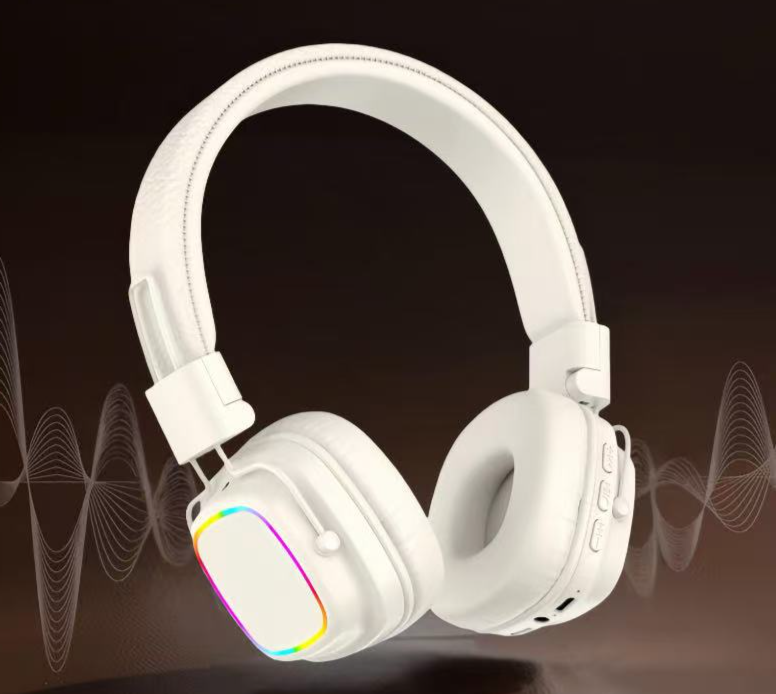 Huaqiangbei New Wireless Bluetooth Head-Mounted Retro Luminous Heavy Bass Noise Cancelling Headphones Suitable For_voghion.com