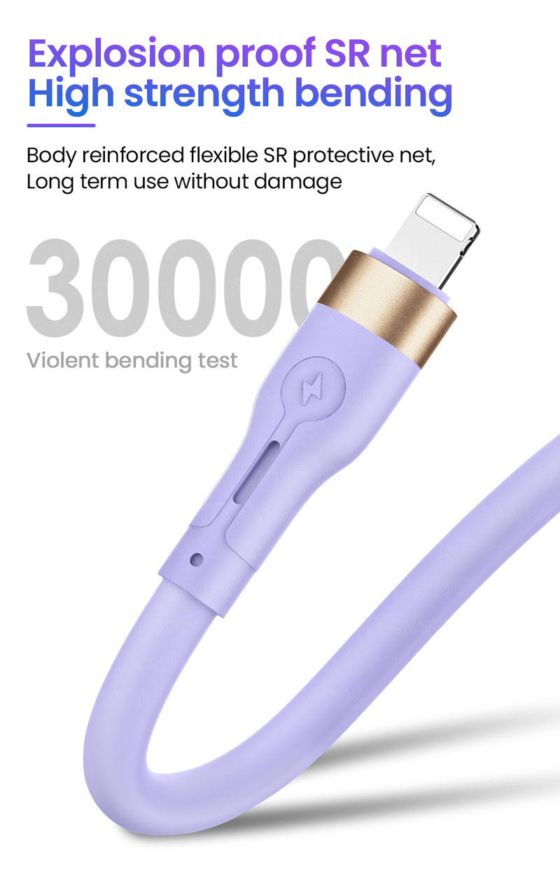 USB PD30W C Fast Charging Cable for iPhone 14 13 12 Pro Max Liquid Silicone Mobile Phone Origin Charger Cable      harging able   _voghion.com