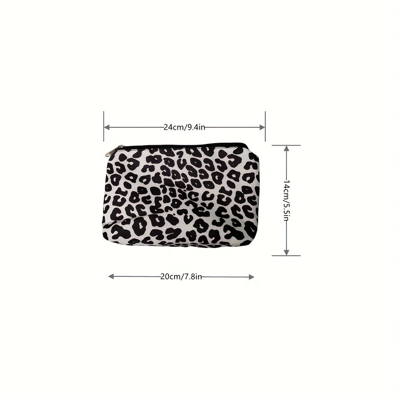 Leopard Pattern Travel Duffle Bag, Nylon Large Capacity Sports Gym Bag, Lightweight Carry On Luggage_voghion.com