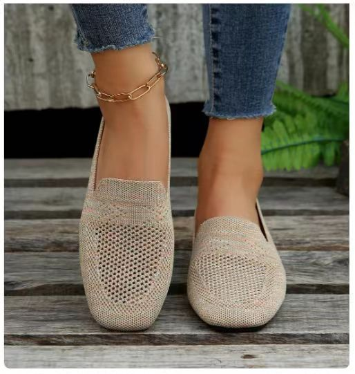 2025 Frühling Große Flache Einzelne Für Frauen, Ein Fuß Casual Schuhe Waren_voghion.com