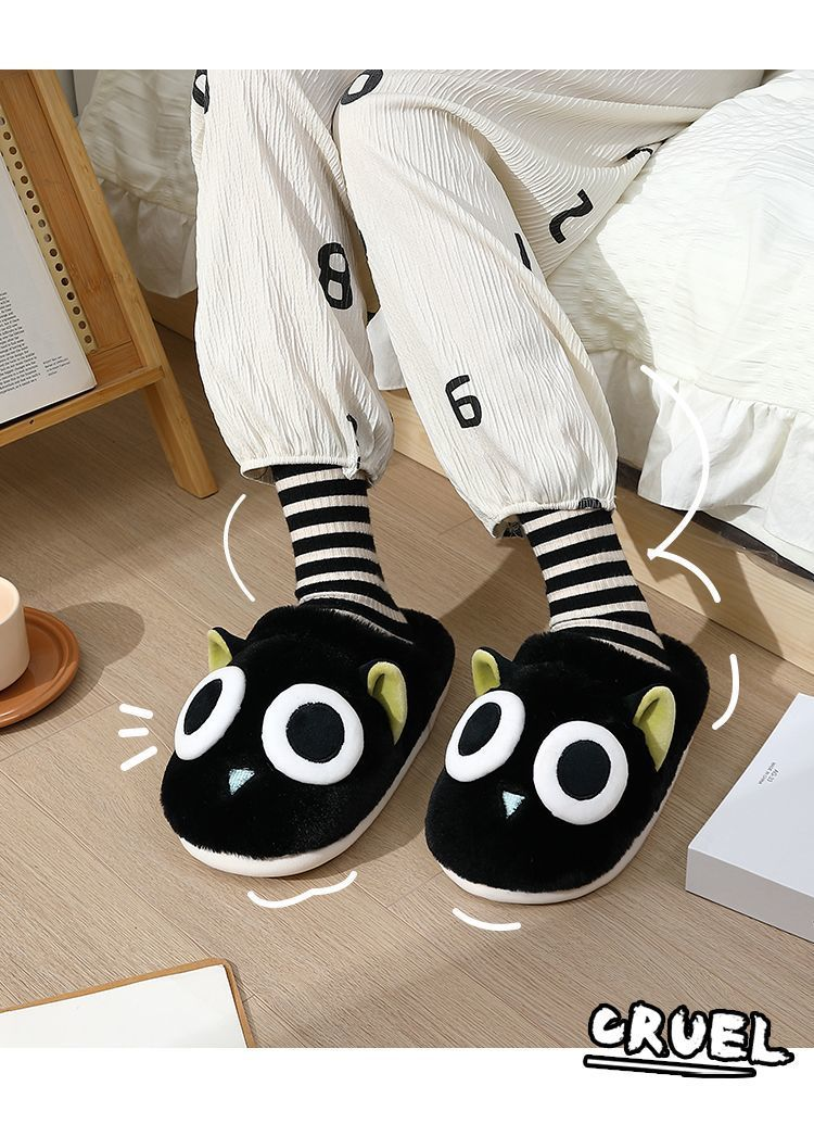 Shit feeling cotton , indoor home, anti slip, thick sole, warm, and plush slippers for men in_voghion.com