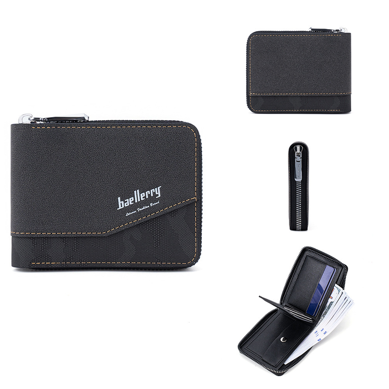New Versatile Baellerry Short Men's Style Multifunctional Wallet_voghion.com