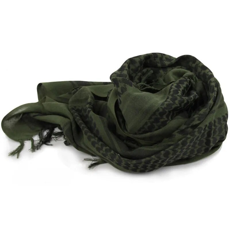 Taktischer Jagdschal Shemagh Tactical Desert Keffiyeh Kopfhalstuch Arabischer Wickelschal Mit Quaste 43 X 43 Zoll_voghion.com