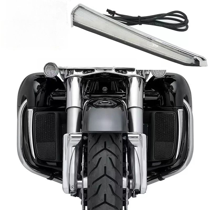 Motorrad-LED-Lauflicht, Blinker, Beinschutzlicht für Harley-Davidson CVO Road Glide Street Glide Electra Glide 2014–2023_voghion.com