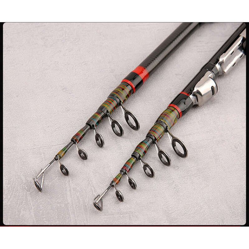 Hunter Flying Shark Carbon Ultra Short Sea Road Sub Pole Telescopic Fëscherei Staang_voghion.com