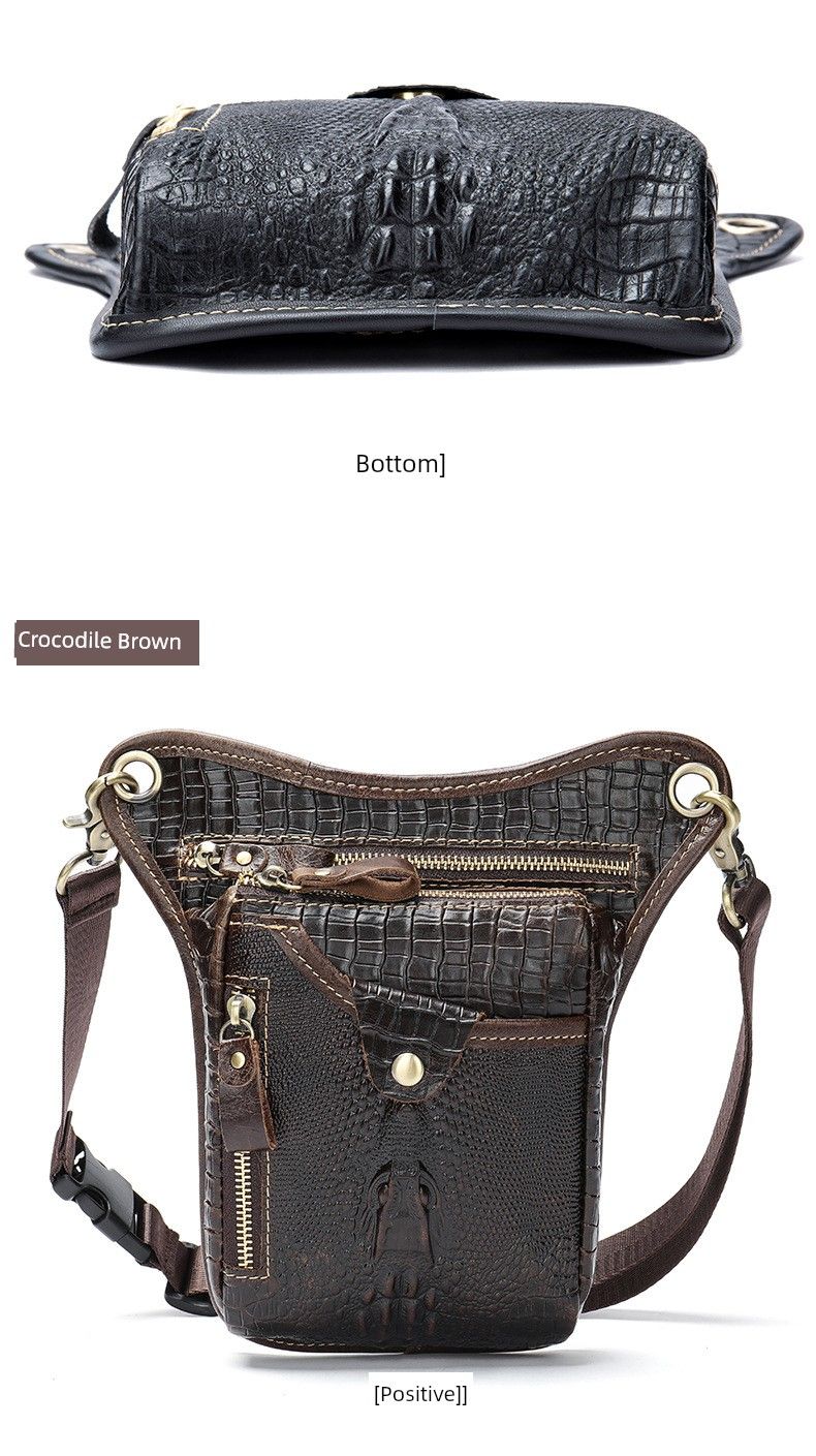 MVA New Arrival Outdoor Sports First Layer Cowhide Leg Bag_voghion.com