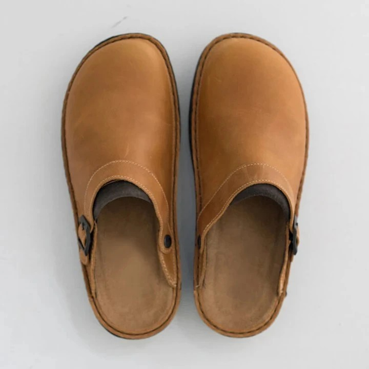 Men's Wide Width (US10-12) Slip-On Loafers - Breathable Open Back Design With 1.5" Wedge Sole, Comfortable Casual Shoes For Summer_voghion.com