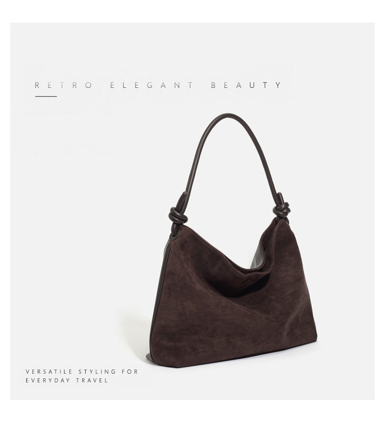 Retro-Unterarmtasche im neuen Winter-Nischendesign, modische Maillard-Umhängetasche mit einer Schulter_voghion.com