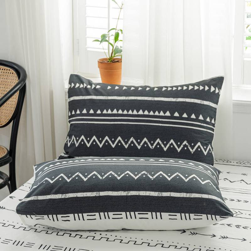Set da tre pezzi Copripiumino bohémien Set da tre pezzi Biancheria da letto stampata_voghion.com