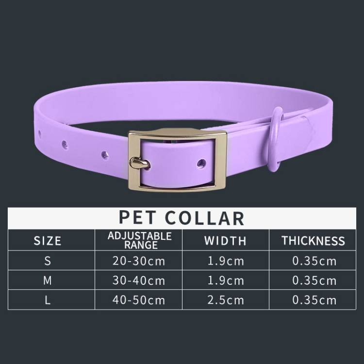 PVC Pet Loop Dog Collar For Outdoor Walking_voghion.com