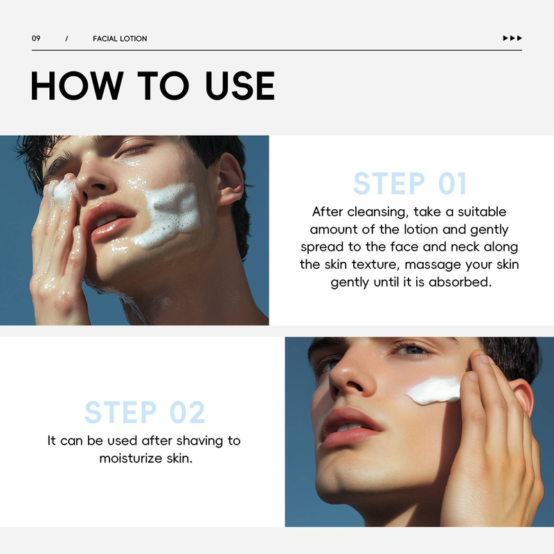 LAIKOU Men's 100ml Moisturizing & Hydrating Lotion - For All Skin Types_voghion.com