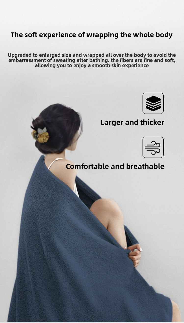 5-sterrenhotelkwaliteit badhanddoek van 100% katoen - klasse A-gecertificeerd, extra groot en dik 80x160 cm voor gebruik in resorts en thuis_voghion.com
