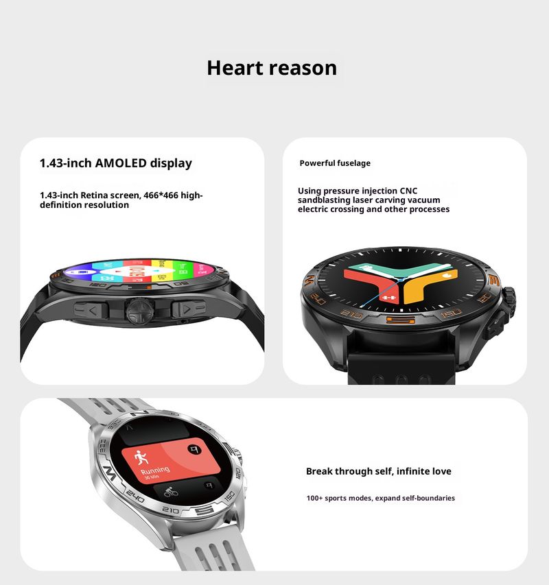DTM1 Smart Watch With Bluetooth Calling, Voice Assistant, Multi-Dial, Step Counter, Heart Rate & Sleep Monitor, Waterproof Fitness Tracker_voghion.com