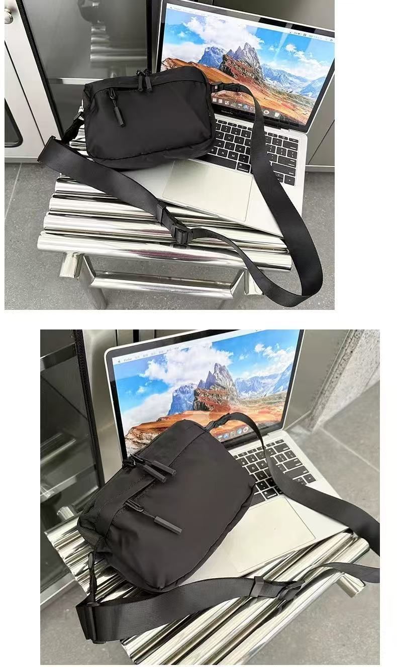 Waterproof Nylon Mini Square Bag_voghion.com