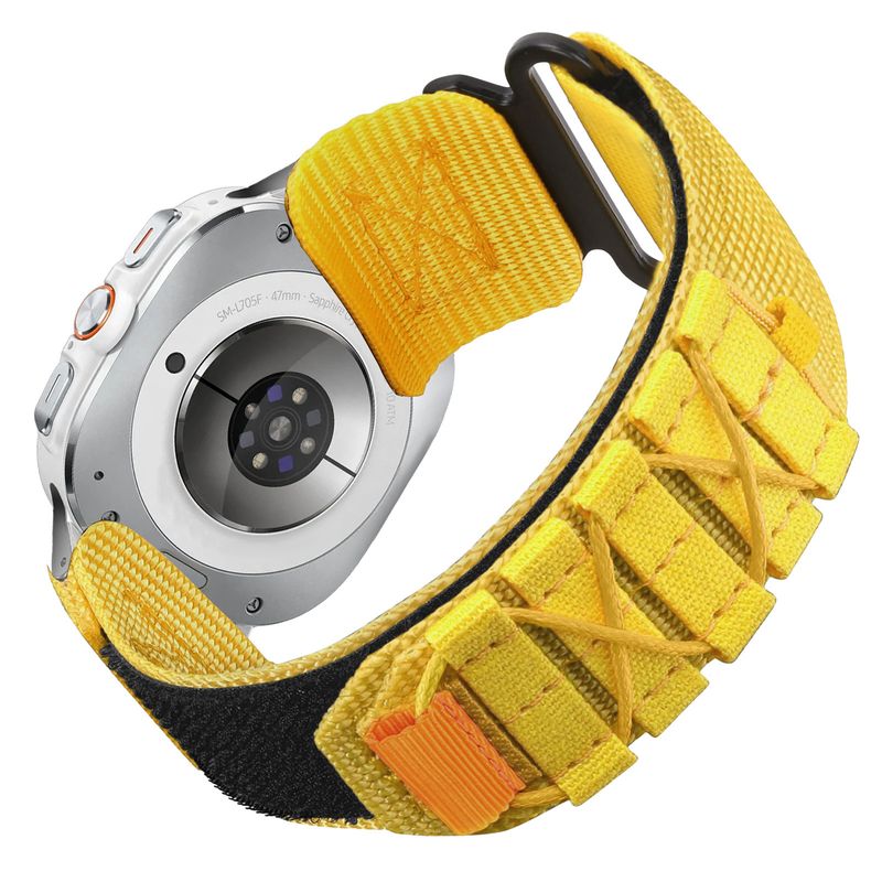 Curea țesută din nailon cu buclă pentru sporturi în aer liber, potrivită pentru Samsung Galaxy Watch7 Ultra, 47 mm_voghion.com