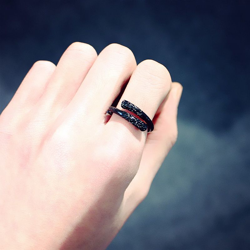 Qingwen Jewelry Great Sage Return Sun Wukong Golden Cudgel Ring Creative Retro Couple's Open Ring_voghion.com