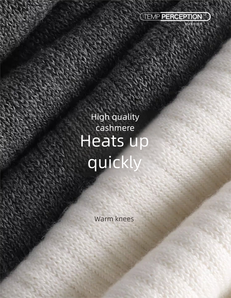 Warm Cashmere Pads Old Cold Legs, Thickened Windproof Coldproof Knee Joint Protectors For Hiking And Cycling_voghion.com