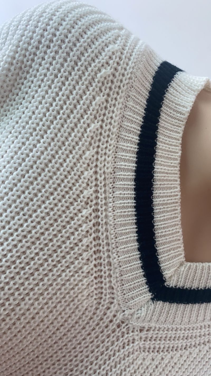 Lässiger Langarmpullover für Damen mit Farbblock-Design, lockere Passform, schlankmachend, Herbst-Winter-Mode_voghion.com