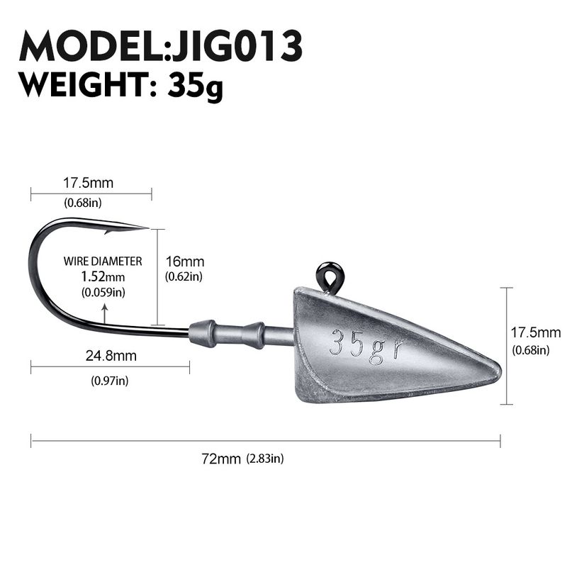 Long Casting Lure Anti-Hooking Original Color Fish Lead Head 7g-35g Soft Worm Weighted Root Fishing Hook_voghion.com
