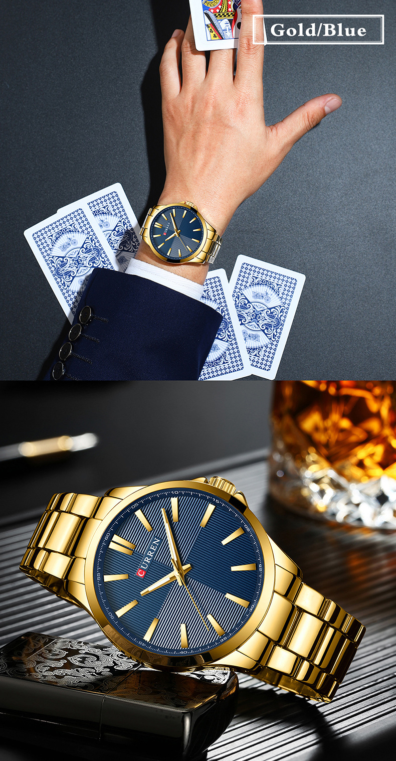 Männer Auer waasserdicht Quarz Auer Stol Band Männer Auer Business Casual Auer_voghion.com