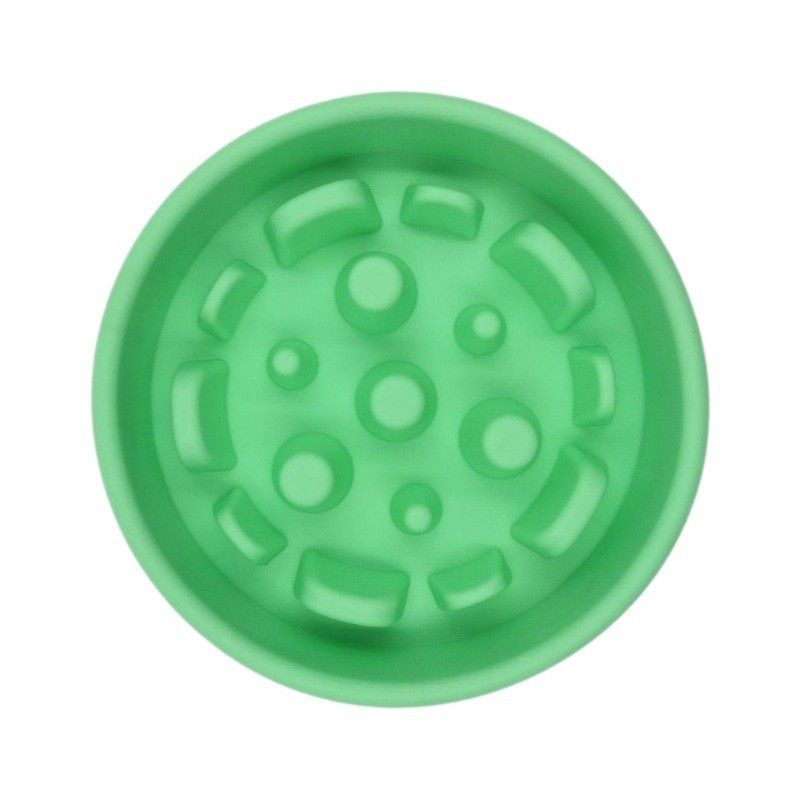 In Stock Silicone Pet Anti-Spill Utensils Slow Feeder Dog Food Bowl_voghion.com
