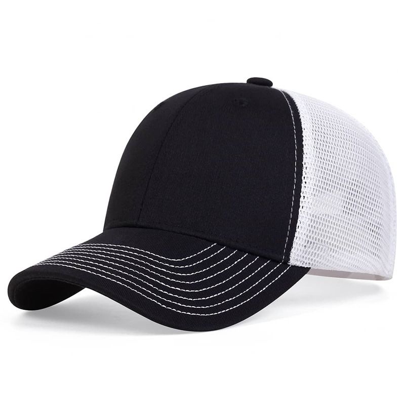 Unisex 8 Lines On Brim Of The Baseball Net Caps Spring and Summer Outdoor Adjustable Casual Hats Sunscreen Hat_voghion.com