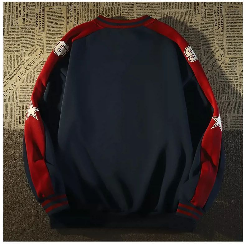 Amerikanischer Fußball-Hoodie mit V-Ausschnitt in Kontrastfarbe für Herren, neues lockeres Sporttrikot für Frühling und Herbst 2024, dünner Windmantel_voghion.com