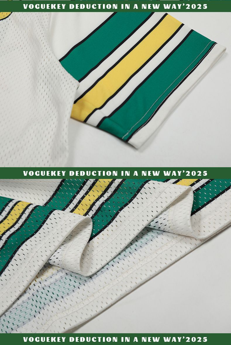 Férfi Ruházatklub American High Street Retro Digitális Nyomtatású Jersey Rövid Ujjú Póló, All Match Túlméretezett Mesh Póló_voghion.com