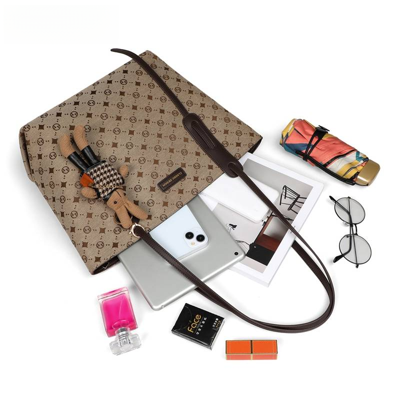 Borsa a tracolla da donna in tela, grande capacità, nuova, 2025, alla moda, per pendolari_voghion.com