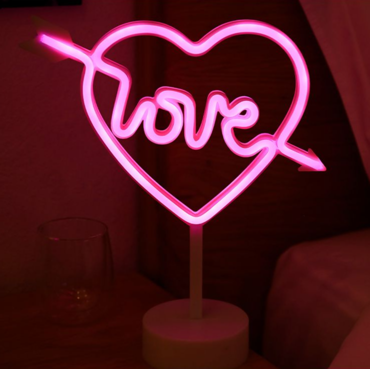 LED Neon Licht Schlafzimmer Kleine Tisch Ins Atmosphäre Wand Hängende Dekoration Gaming Internet Celebrity Bar Lampe_voghion.com