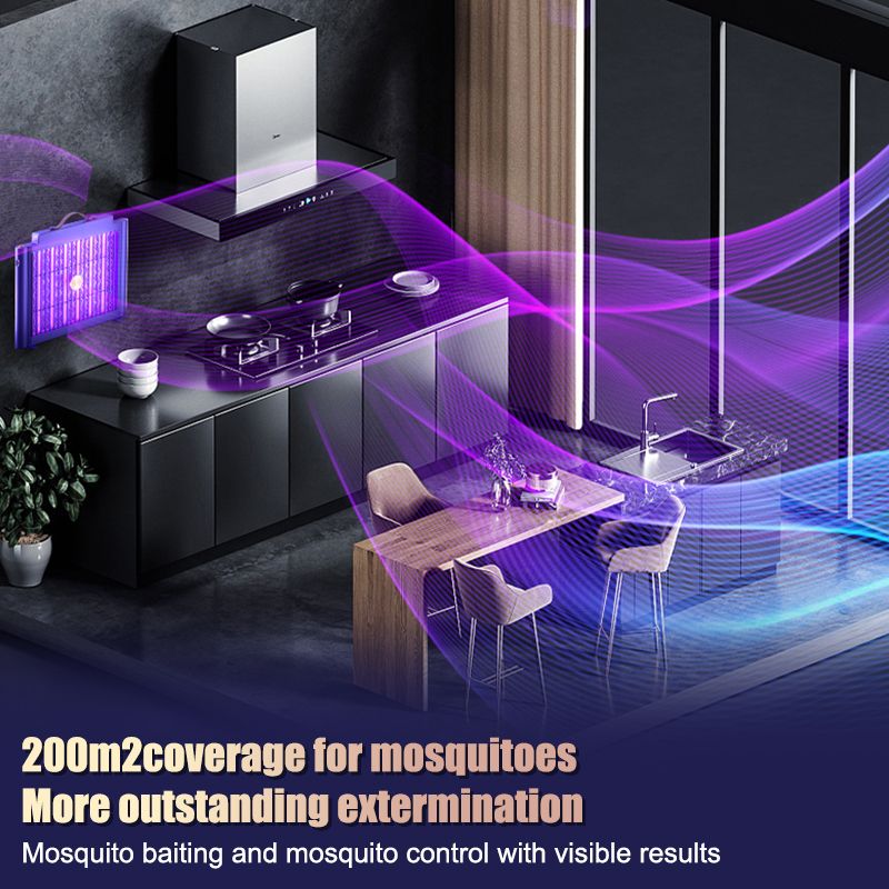 Led Mosquito Killer Lamp USB Killer Bionic Fyysinen Hyttysloukku Turvallinen Lapsille Ultraviolettivalo Vahva Sähköisku Bug Zap_voghion.com