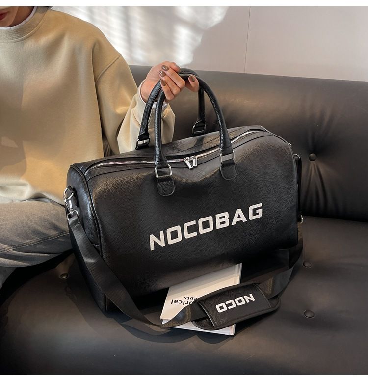 Kostengünstige Leder-Fitness-Frauen-koreanische Cross-Body-Sport-Minimalist-Briefgepäck-Reisetasche mit großer Kapazität_voghion.com
