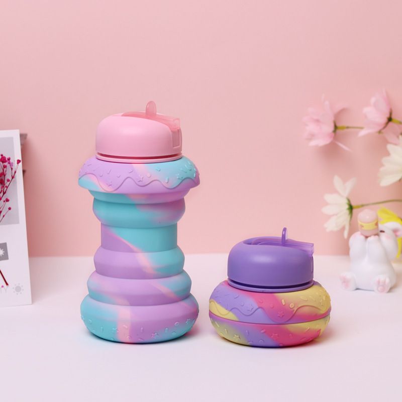 Silicone water bottle, foldable outdoor sports equipment, portable kettle, travel water bottle_voghion.com