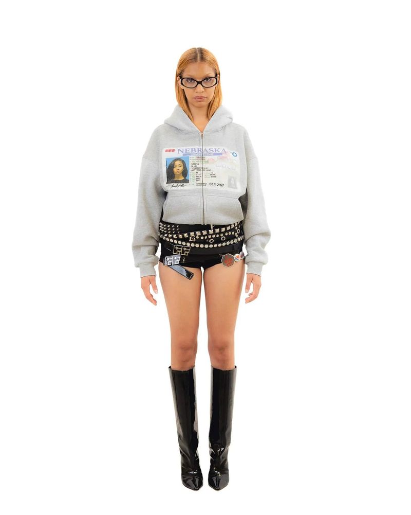 Custom Printed Zip-Up Hoodie – Retro Y2K Streetwear Pullover | Long Sleeve Unisex Sweater_voghion.com