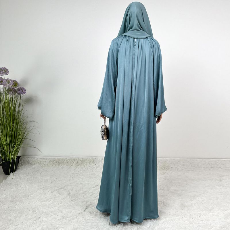 Abbigliamento da donna Nuova moda Maniche a lanterna Larghe e larghe Maniche a lanterna Abito lungo Gonna_voghion.com